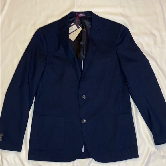 johnnie-O Touring Navy Wool Blazer